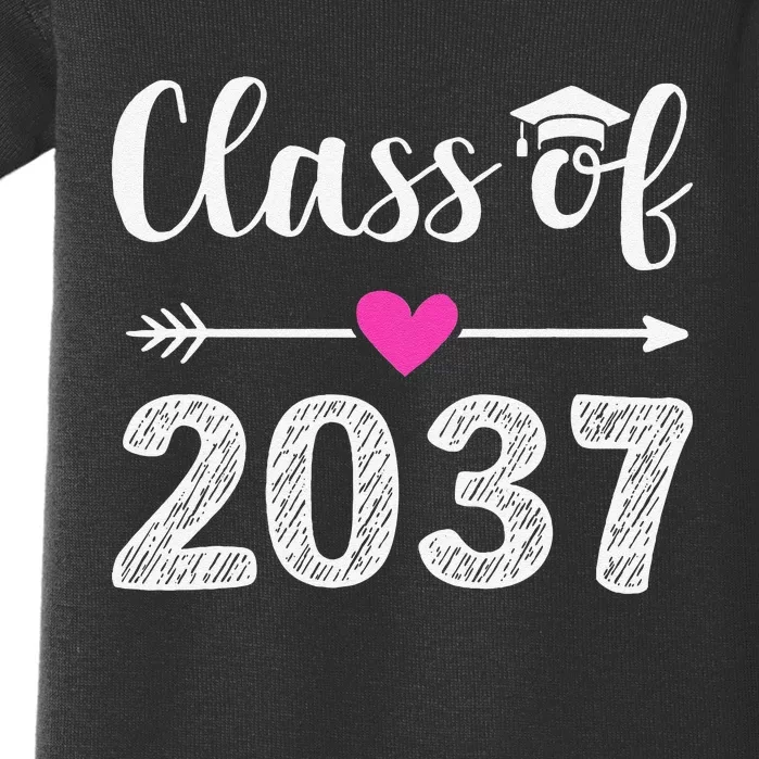 Kindergarten To Graduation Grow With Me Class Of 2037 Gift Baby Bodysuit