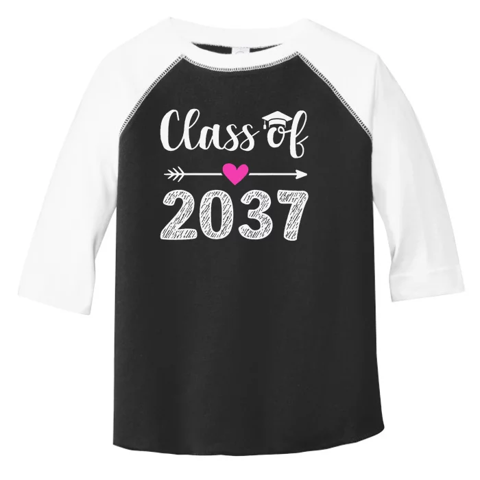 Kindergarten To Graduation Grow With Me Class Of 2037 Gift Toddler Fine Jersey T-Shirt