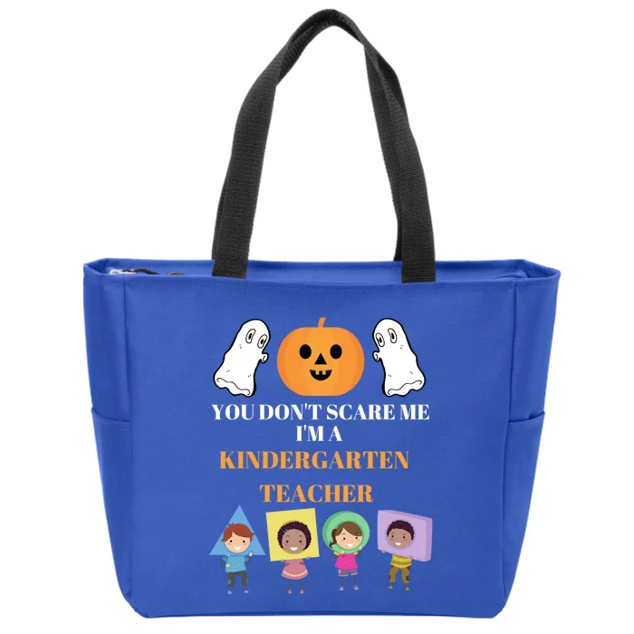 Kindergarten Teacher Halloween Kindergarten Teacher Gift Zip Tote Bag