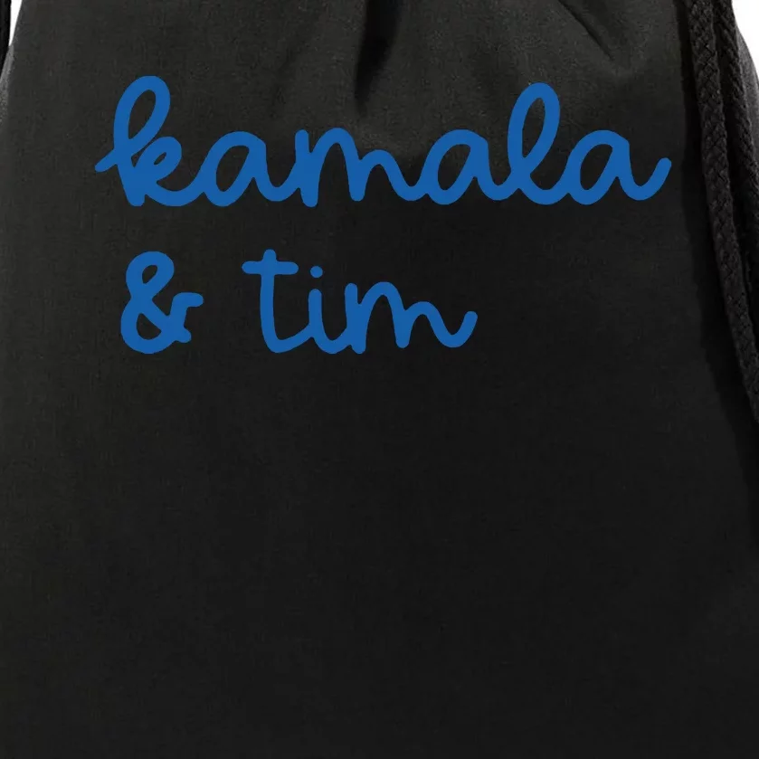 Kamala & Tim Harris Walz 2024 Drawstring Bag