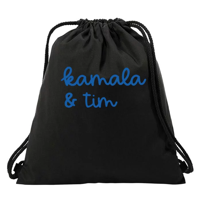 Kamala & Tim Harris Walz 2024 Drawstring Bag