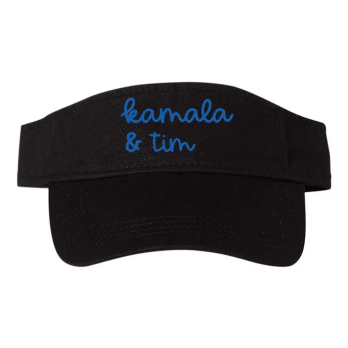 Kamala & Tim Harris Walz 2024 Valucap Bio-Washed Visor