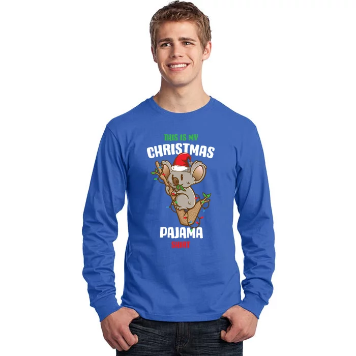 Koala This Is My Christmas Pajama Gift Tall Long Sleeve T-Shirt