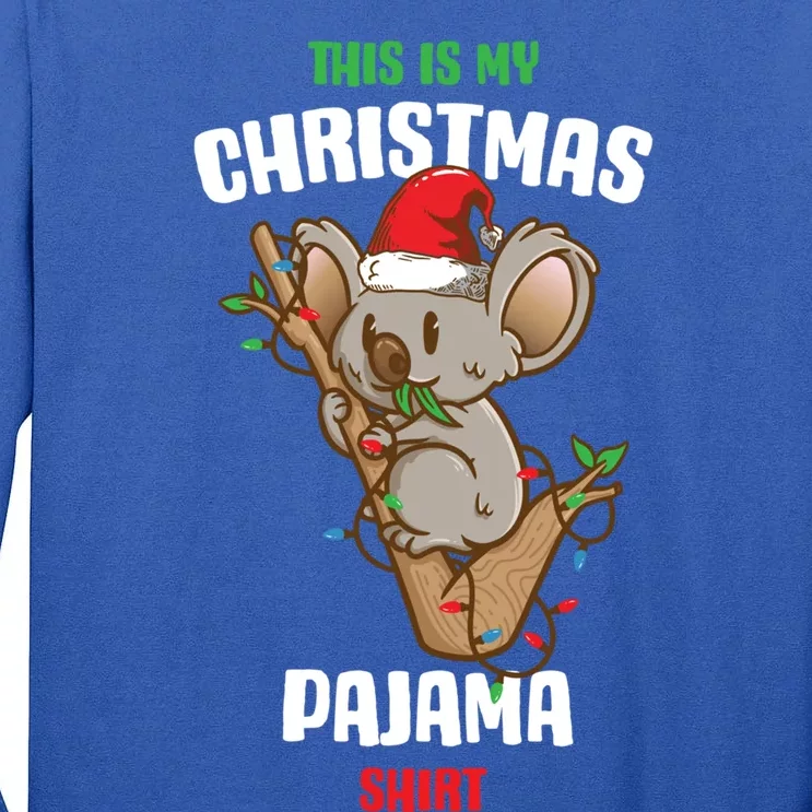 Koala This Is My Christmas Pajama Gift Tall Long Sleeve T-Shirt