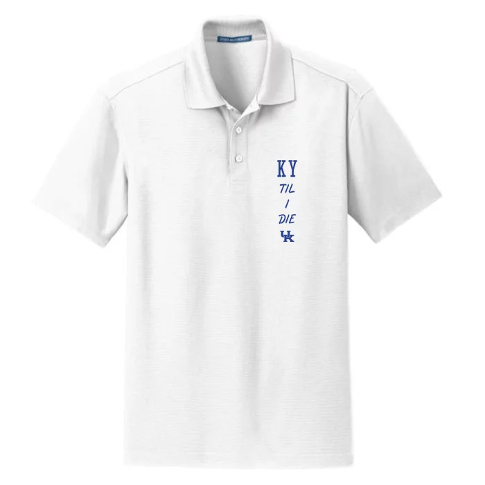 Ky Til I Die Dry Zone Grid Performance Polo