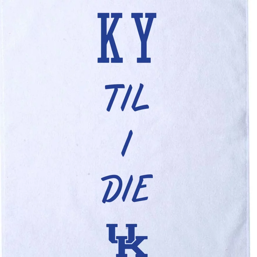 Ky Til I Die Platinum Collection Golf Towel