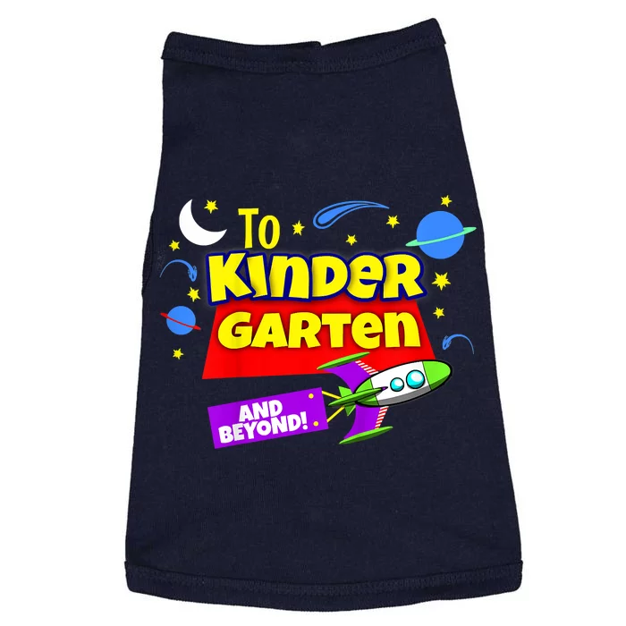 Kids To Infinity And Beyond Back To School Kindergarten Doggie Tank