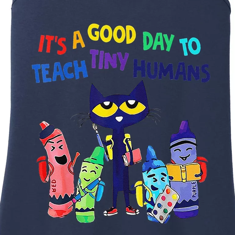 Kindergarten Teacher It's A Good Day To Teach Tiny Humans Ladies Essential Tank