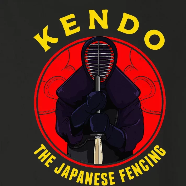 Kendo The Japanese Fencing Traditional Style Fencing Sport Toddler Long Sleeve Shirt