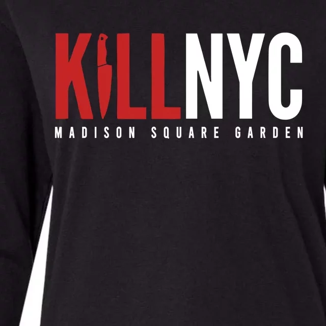 Kill Tony Killnyc Madison Square Garden Womens Cotton Relaxed Long Sleeve T-Shirt