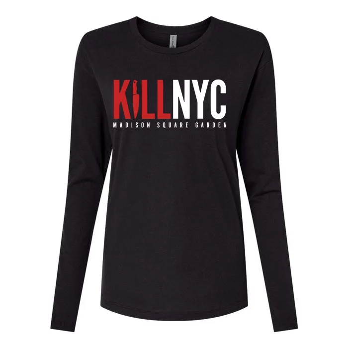 Kill Tony Killnyc Madison Square Garden Womens Cotton Relaxed Long Sleeve T-Shirt