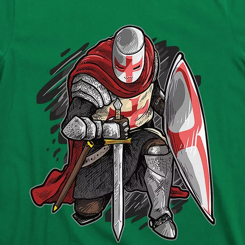  Medieval Knight Templar Men Novelty Zip Hoodie 3D
