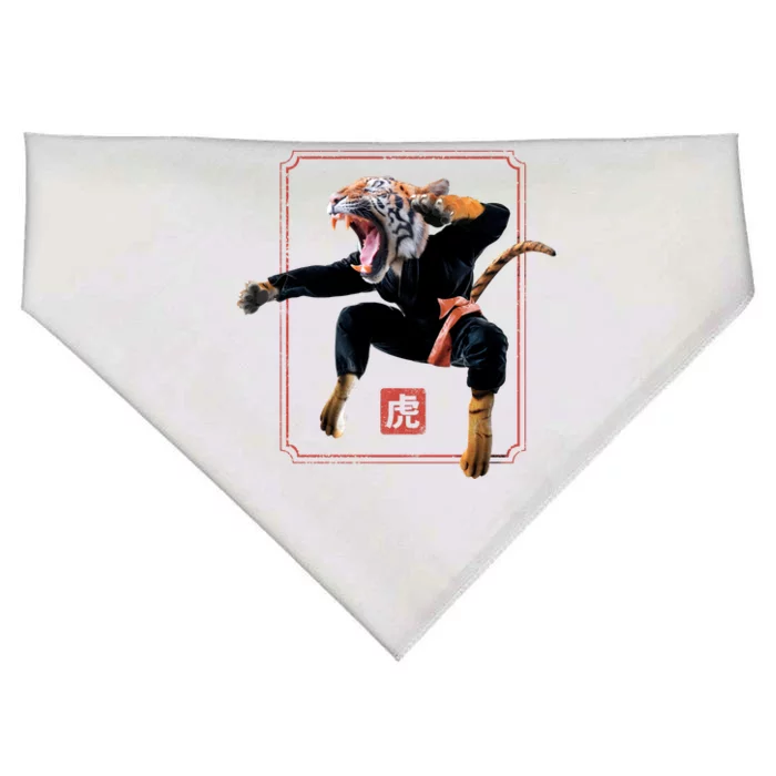 Kungfu Tiger USA-Made Doggie Bandana