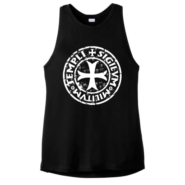 Knights Templar Ladies Tri-Blend Wicking Tank