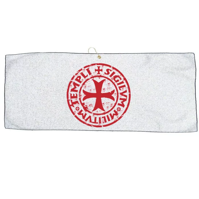 Knights Templar Large Microfiber Waffle Golf Towel