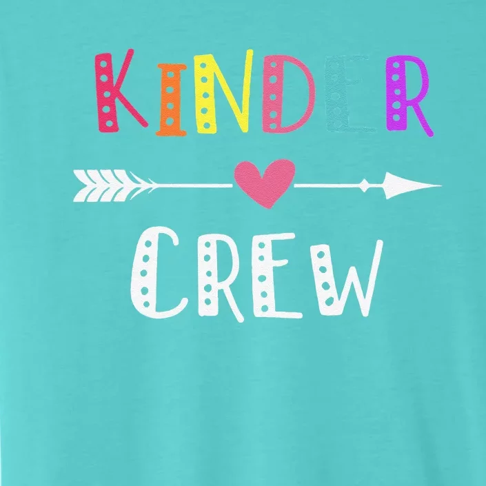 Kindergarten Teacher Kinder Crew First Day Of School ChromaSoft Performance T-Shirt