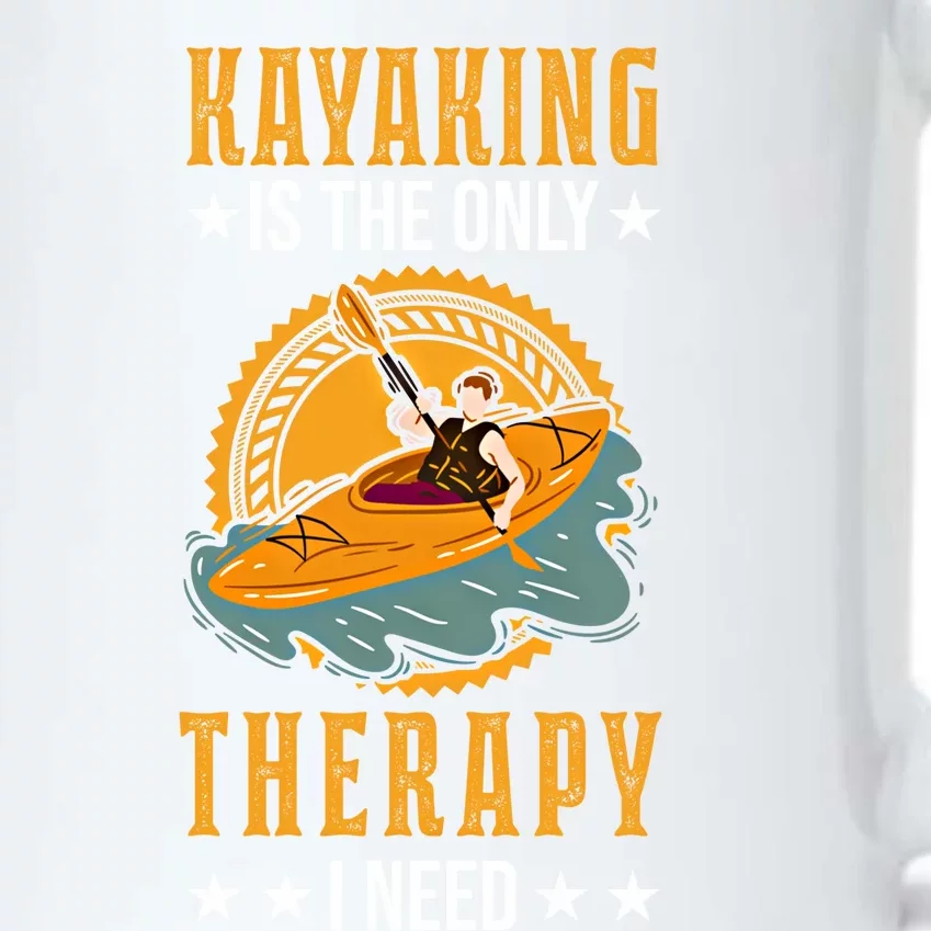 Kayak Therapy Kayaker Kayak Great Gift Black Color Changing Mug