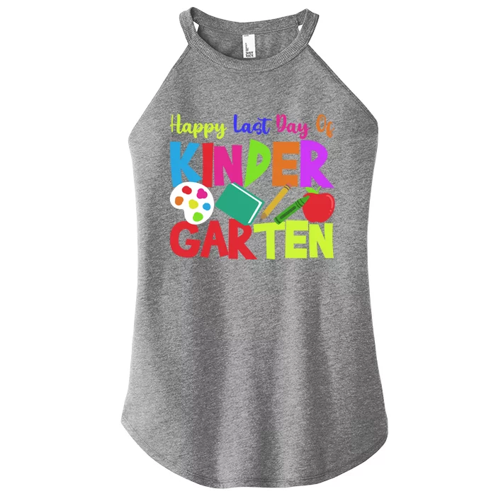 Kindergarten Teacher Last Day Of Kindergarten Meaningful Gift Women’s Perfect Tri Rocker Tank