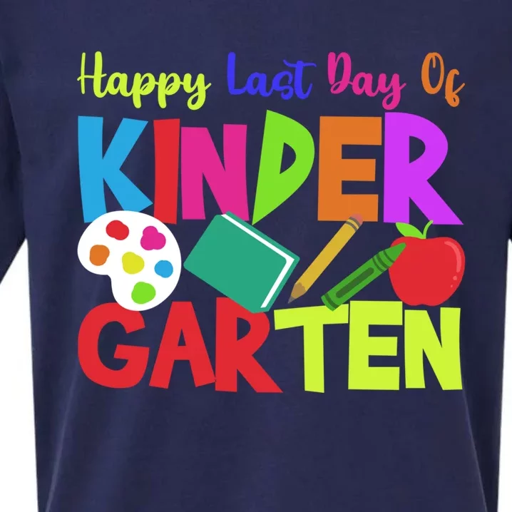 Kindergarten Teacher Last Day Of Kindergarten Meaningful Gift Sueded Cloud Jersey T-Shirt