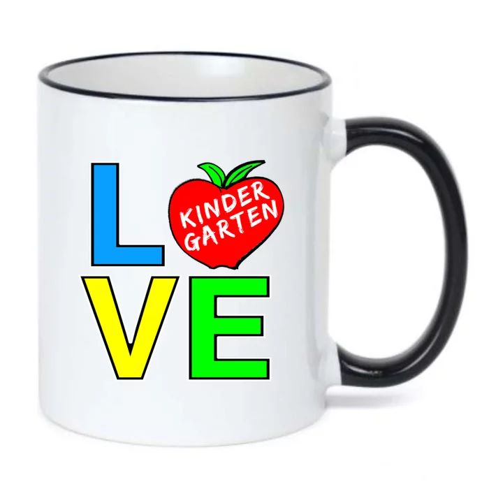 Kindergarten Teacher Love Teaching Meaningful Gift Black Color Changing Mug