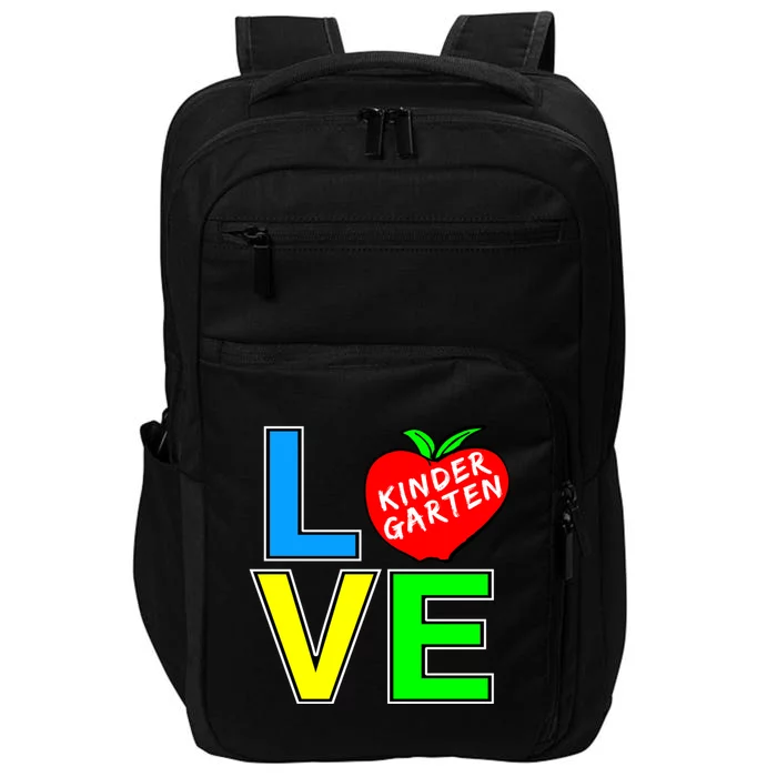 Kindergarten Teacher Love Teaching Meaningful Gift Impact Tech Backpack