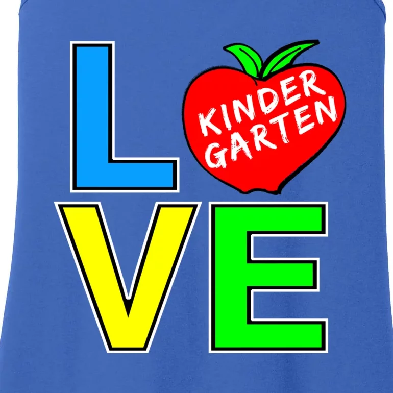 Kindergarten Teacher Love Teaching Meaningful Gift Ladies Essential Tank