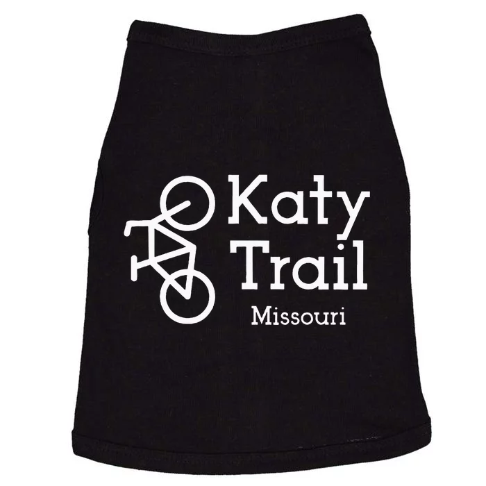 Katy Trail Missouri Biker Cyclist Wo Doggie Tank