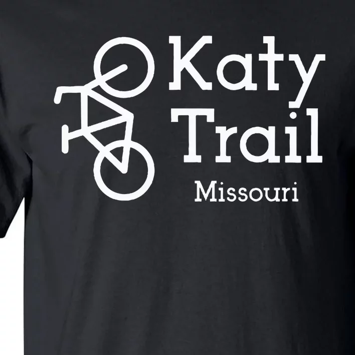 Katy Trail Missouri Biker Cyclist Wo Tall T-Shirt