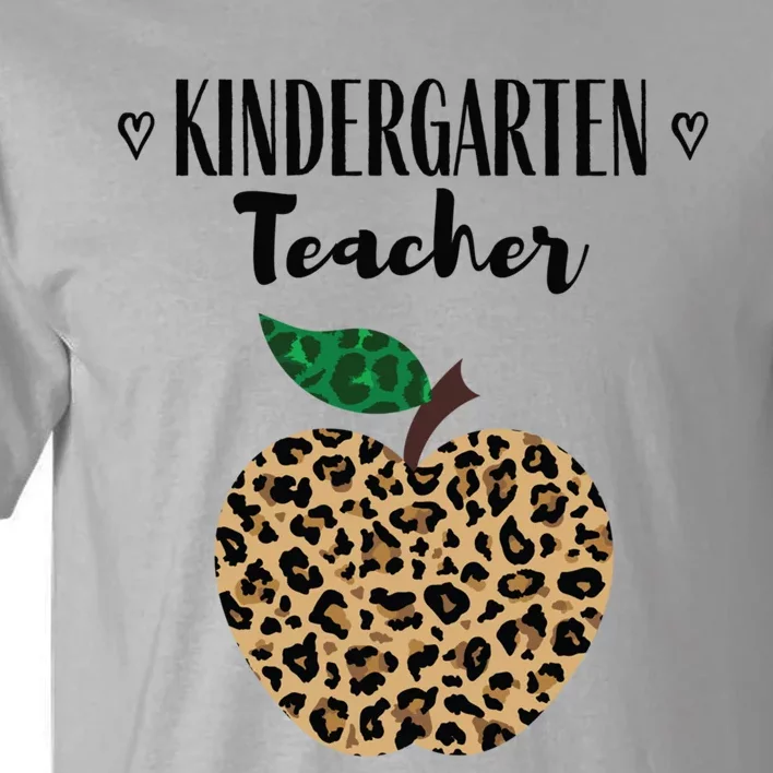 Kindergarten Teacher Meaningful Gift Apple First Day Of Kindergarten Great Gift Tall T-Shirt