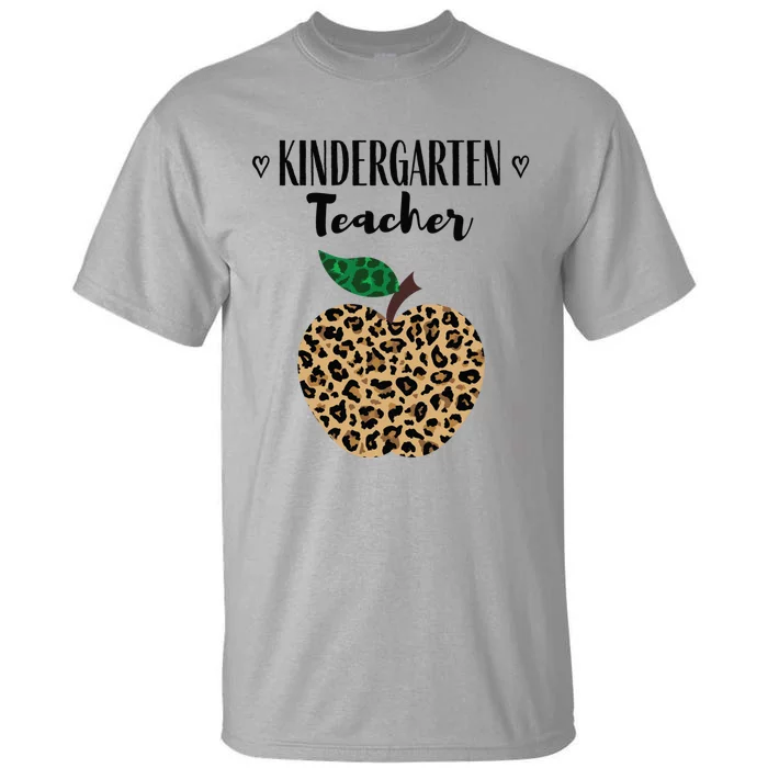 Kindergarten Teacher Meaningful Gift Apple First Day Of Kindergarten Great Gift Tall T-Shirt