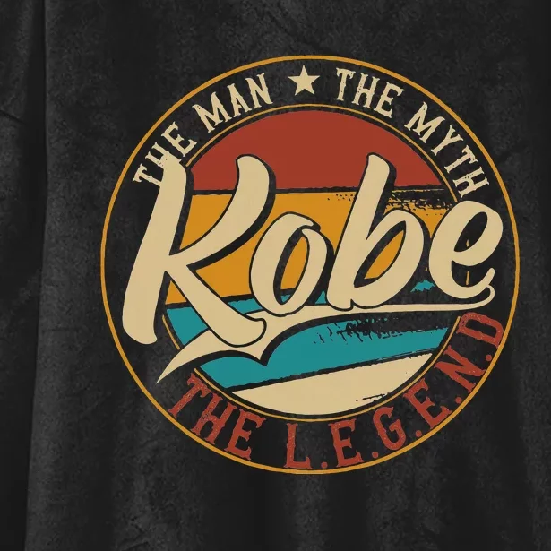 Kobe The man the myth the legend Hooded Wearable Blanket