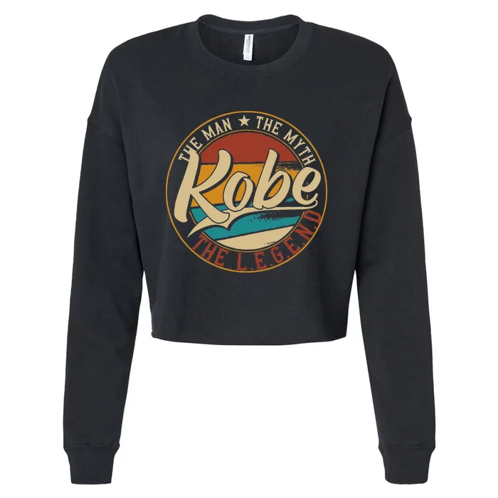 Kobe The man the myth the legend Cropped Pullover Crew