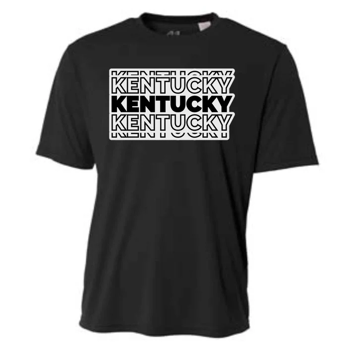 Kentucky Typography Mashup Cooling Performance Crew T-Shirt