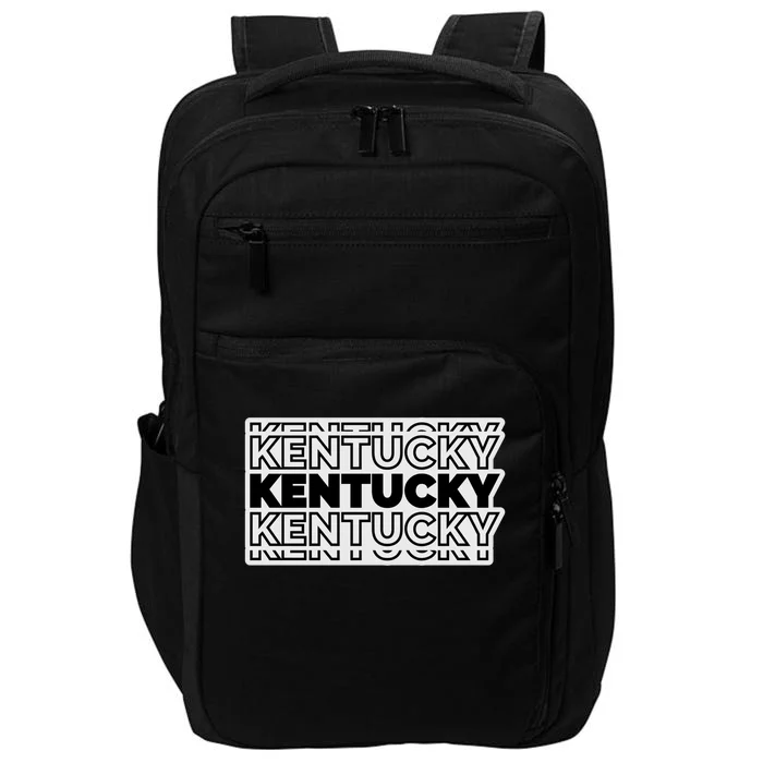 Kentucky Typography Mashup Impact Tech Backpack