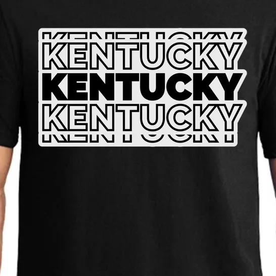 Kentucky Typography Mashup Pajama Set