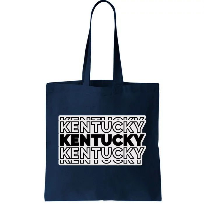 Kentucky Typography Mashup Tote Bag