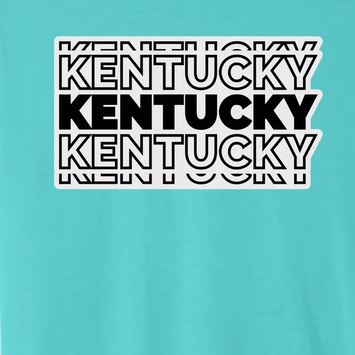 Kentucky Typography Mashup ChromaSoft Performance T-Shirt