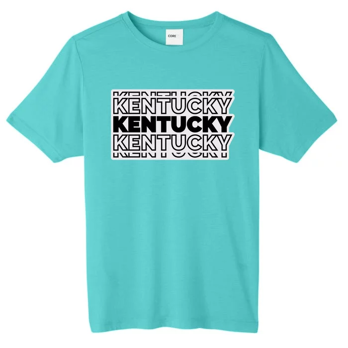 Kentucky Typography Mashup ChromaSoft Performance T-Shirt