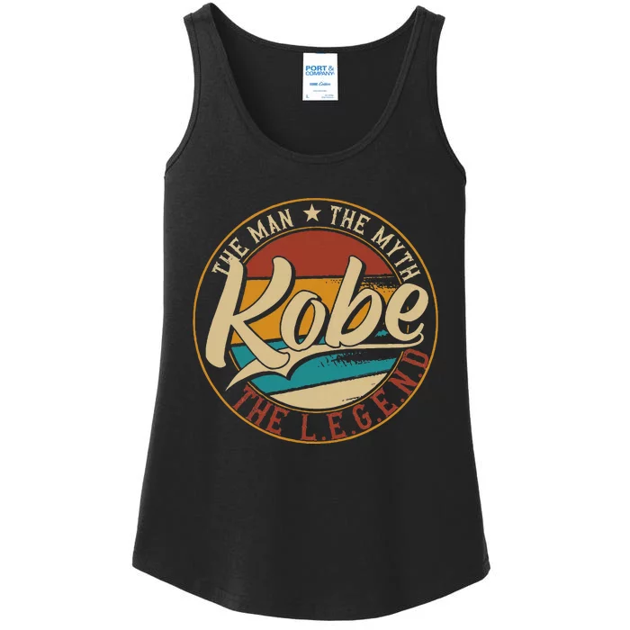 K.O.B.E The Man The Myth The Legend Ladies Essential Tank