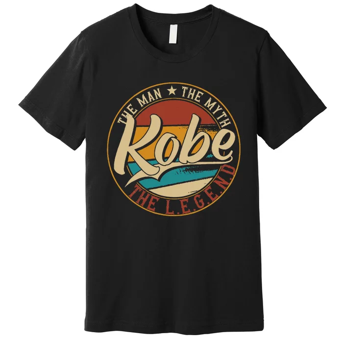 K.O.B.E The Man The Myth The Legend Premium T-Shirt