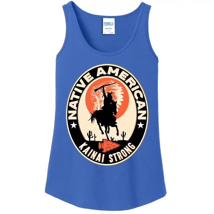 Kainai Tribe Native American Indian Pride Strong Cute Gift Ladies Essential Tank