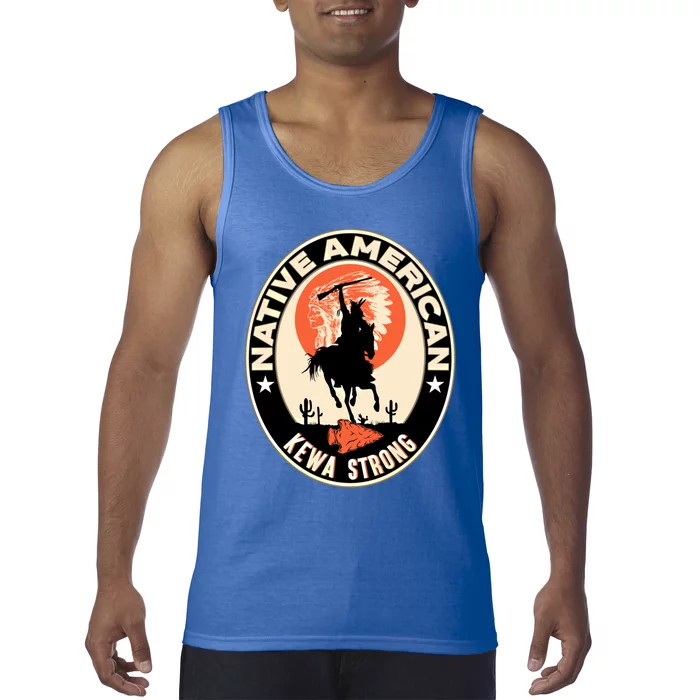 Kewa Tribe Native American Indian Pride Strong Cool Gift Tank Top