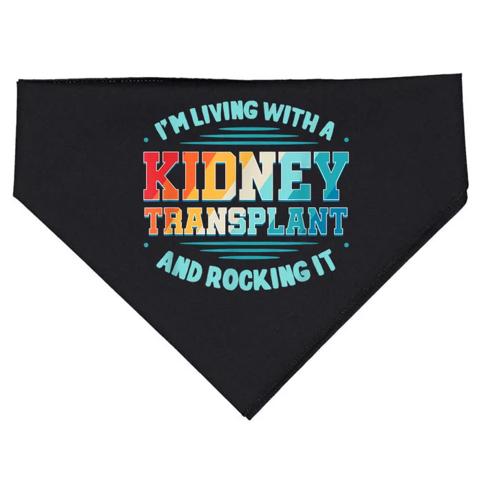 Kidney Transplant Organ Donor Transplantation Recipient USA-Made Doggie Bandana