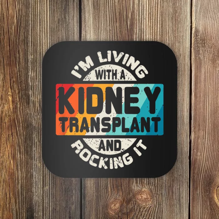 Kidney Transplant Organ Recipient Survivor Gift Coaster