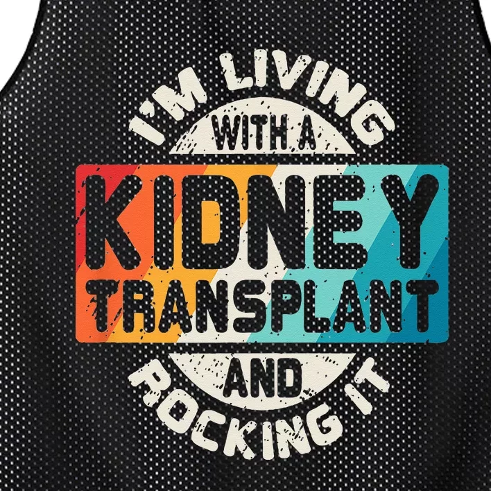 Kidney Transplant Organ Recipient Survivor Gift Mesh Reversible Basketball Jersey Tank