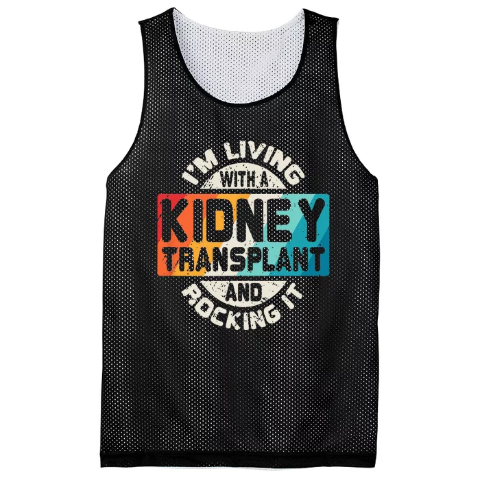 Kidney Transplant Organ Recipient Survivor Gift Mesh Reversible Basketball Jersey Tank