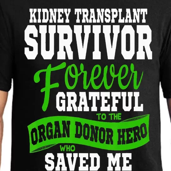 Kidney Transplant Organ Recipient Survivor Gift Pajama Set