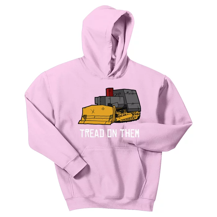 Killdozer Tread On Them Modified Bulldozer Tank Kids Hoodie