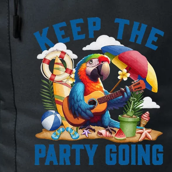 Keep The Party Going Funny Parrot Tribute Daily Commute Backpack