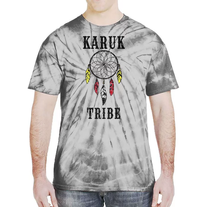 Karuk Tribe Pride Native American Indian Culture Premium Tie-Dye T-Shirt